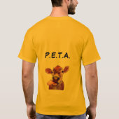 T-shirt Bifteck à l'os, les gens mangeant les animaux (Dos)