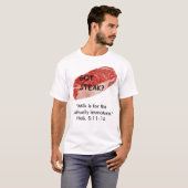 T-shirt Bifteck obtenu (Devant entier)