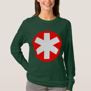 T-shirt Big Asterisk - Rouge et Blanc