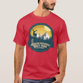 T-shirt Big Basin Redwoods State Park California Camping b