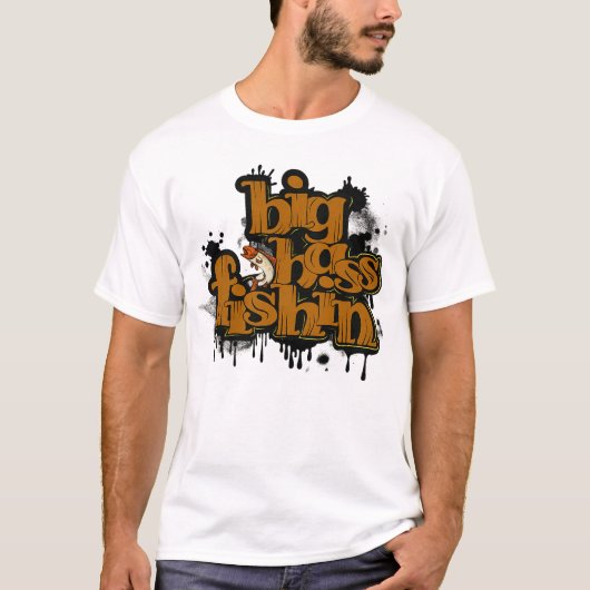 T-shirt  Big Bass Fishin Tee (Devant)