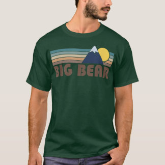 T-shirt Big Bear California Retro Mountain