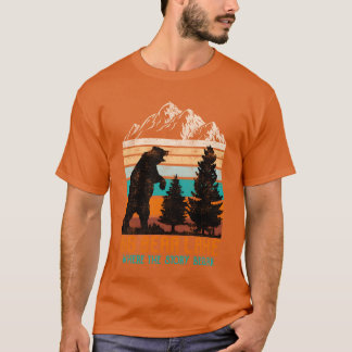 T-shirt BIG BEAR LAKE OÙ SON HISTOIRE A COMMENCÉ Camping a