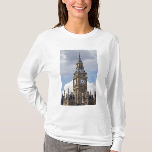 T-shirt Big Ben et Chambres du Parlement, Londres, (Devant)