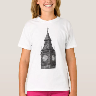 T-shirt Big Ben Horloge Tower Londres Angleterre