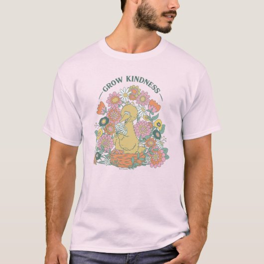 T-shirt Big Bird | Grow Kindness Floral Graphic (Devant)