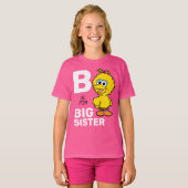 T-shirt Big Bird | S est pour Big Sister (Devant entier)
