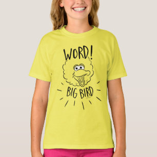 T-shirt Big Bird Skate Logo - Word! Big Bird