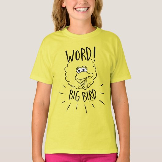 T-shirt Big Bird Skate Logo - Word! Big Bird (Devant)