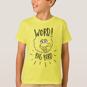 T-shirt Big Bird Skate Logo - Word! Big Bird