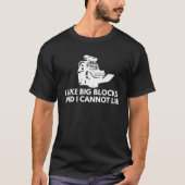 T-shirt Big Block Engine  Car Guy (Devant)