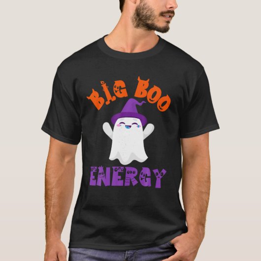 T-shirt Big Boo Energy Halloween Chemise femmes sorcière B (Devant)