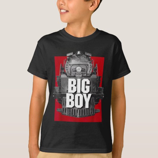 T-shirt Big Boy 4014 Clic Steam Engine Retro Locomotive Ra (Devant)