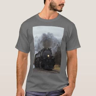 T-shirt Big Boy 4014 fumée et vapeur dans Wolf noir Kansas