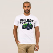 T-shirt "Big Boy Toy" avec Green Farm Tractor (Devant entier)
