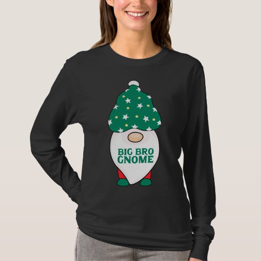 T-shirt Big Bro Gnome Brother Gnomes Correspondant Christm (Devant)