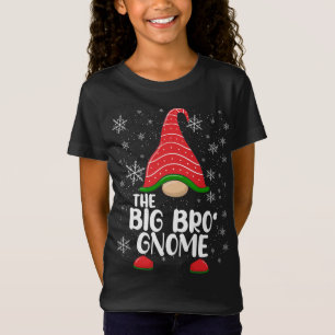 T-Shirt Big Bro Gnome Funny Matching Christmas Family