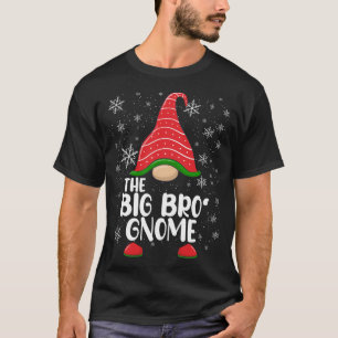 T-shirt Big Bro Gnome Funny Matching Christmas Family