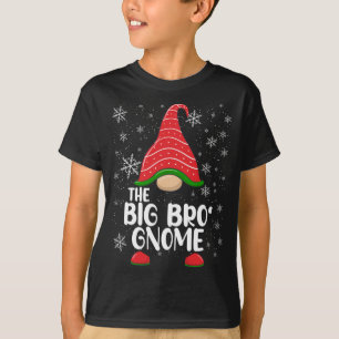 T-shirt Big Bro Gnome Funny Matching Christmas Family