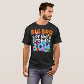 T-shirt Big Bro Under Sea Birthday Party Boys Ocean Sea An (Devant entier)