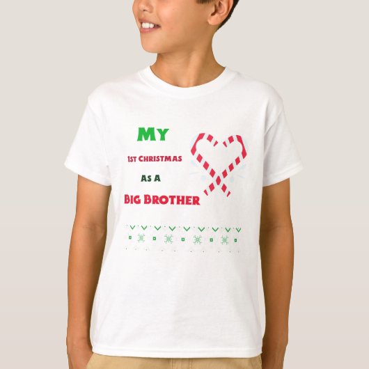 T-shirt Big Brother 1er Noël (Devant)
