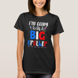T-shirt Big Brother 4 juillet Grossesse Genre Révéler Fi