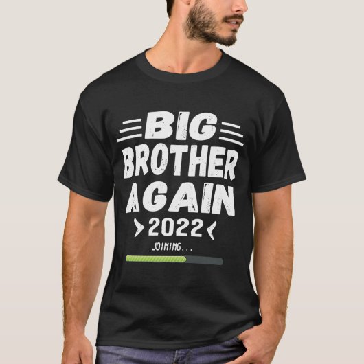 T-shirt Big Brother again 2022 pour le garçon rejoindre (Devant)