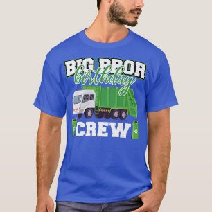 T-shirt Big Brother Anniversaire Crew Garbage Truck Famill