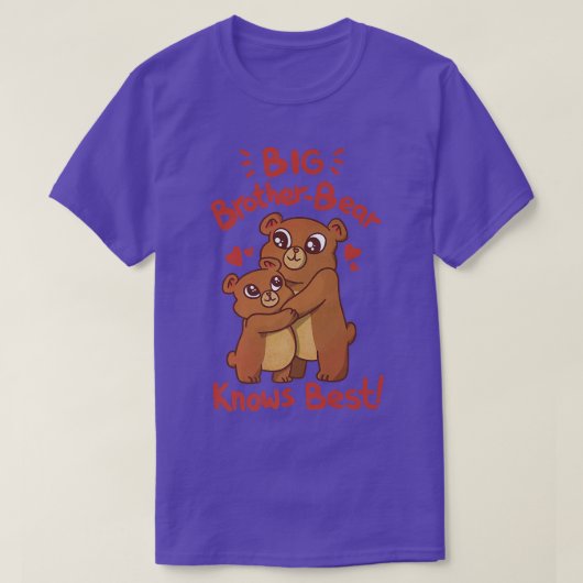 T-shirt Big Brother-Bear Knows (Design devant)