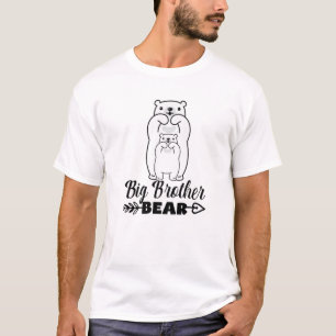 T-shirt Big Brother Bear Love Bear Funny Mothers Day Pape