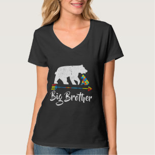 T-shirt Big Brother Bear Sensibilisation sur l'autisme Fie