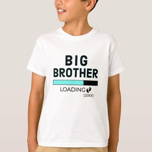 T-shirt Big Brother Chargement 2022, Grossesse Faire-part (Devant)