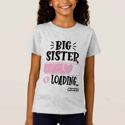 T-Shirt Big Brother Chargement, Annonce de Grossesse (Devant)