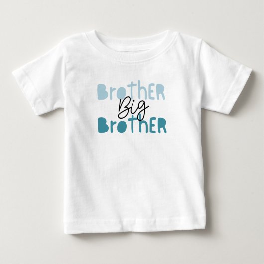 T-shirt Big Brother. Compagnon du T-shirt Lil' Bro (Devant)