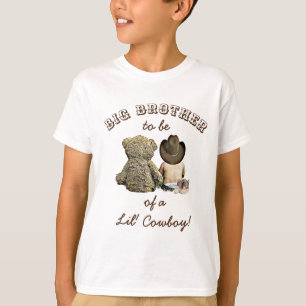 T-shirt Big Brother de Lil' Cowboy et Teddy Bear
