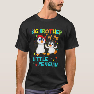 T-shirt Big Brother De Penguin Anniversaire Famille Chemis