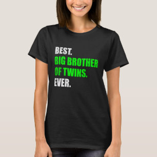 T-shirt Big Brother de Twins Grossesse Faire-part Big Br