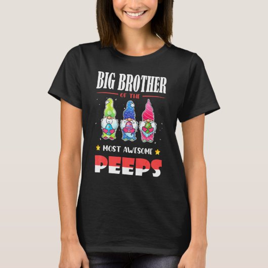 T-shirt Big Brother Des Gnomies Les Plus Belles Gnome (Devant)