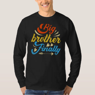 T-shirt Big Brother Enfin Pour Les Garçons Frères Anciens