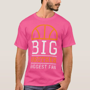 T-shirt Big Brother le plus grand ventilateur de basket-ba
