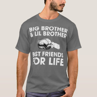 T-shirt Big Brother & Lil Brother Meilleurs Amis De La Vie