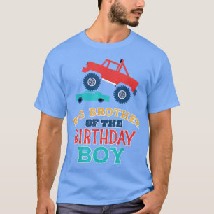 T-shirt Big Brother Of Birthday Boy Monster Truck