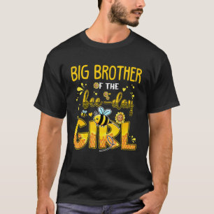 T-shirt Big Brother Of The Bee Day Girl Sunflower Matching