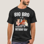T-shirt Big Brother of the Birthday Boy Farm Animal Cow Pi<br><div class="desc">Big Brother of the Birthday Boy Farm Animal Cow Cow Chien</div>