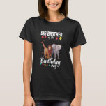 T-shirt Big Brother of the Birthday Boy Safari<br><div class="desc">Big Brother of the Birthday Boy Safari</div>