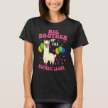 T-shirt Big Brother Of The Birthday Lama Anniversaire Part<br><div class="desc">Big Brother Of The Birthday Lama Anniversaire Party Famille.</div>