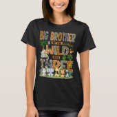 T-shirt Big Brother Of The Wild & Three 3rd Birthday S (Devant)