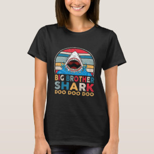 T-shirt Big Brother Shark Doo Doo Doo Tee Pères Parfaits