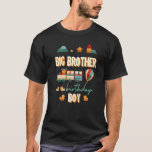 T-shirt Big Brother The Birthday Boy Train Theme Correspon<br><div class="desc">Big Brother La Famille D'Anniversaire Du Train Garçon Thème Correspondant.</div>