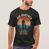 T-shirt Big Brother The Man The Myth The Legend Men Sunset (Devant)